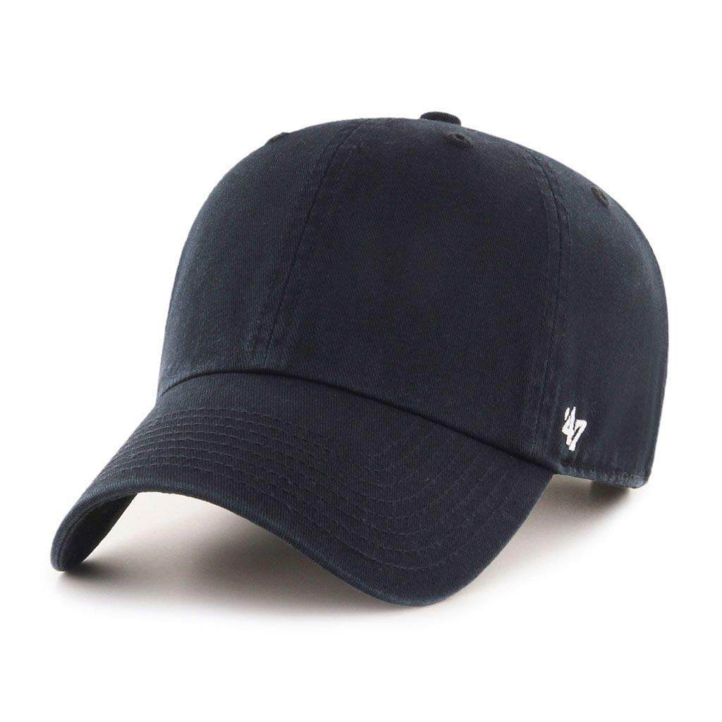 '47 Brand Clean Up Blank Dad Hat - One Size (Black) - Caps Fitted