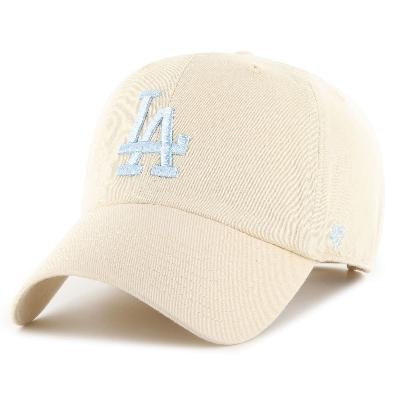 '47 Brand Strapback Cap CLEAN UP Los Angeles Dodgers natural - Caps Fitted