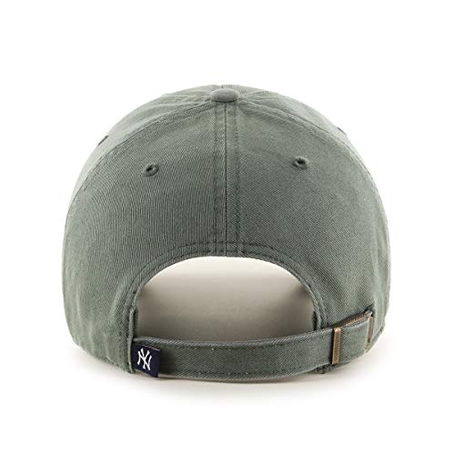 '47 New York Yankees Moss Green MLB Clean Up Cap, Green (Moss), One Size - Caps Fitted