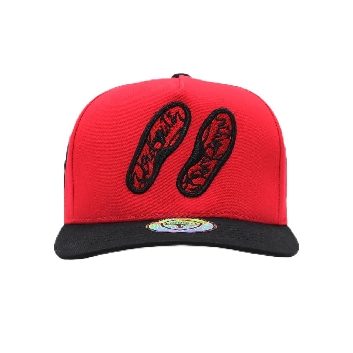 Ferreti Culiacan Suelita Red and Black Baseball Hat - Snapback Hats for Men and Women, Men's Baseball Caps, Gorra para Hombre, Ajustable Size - Caps Fitted Caps Fitted Ferreti