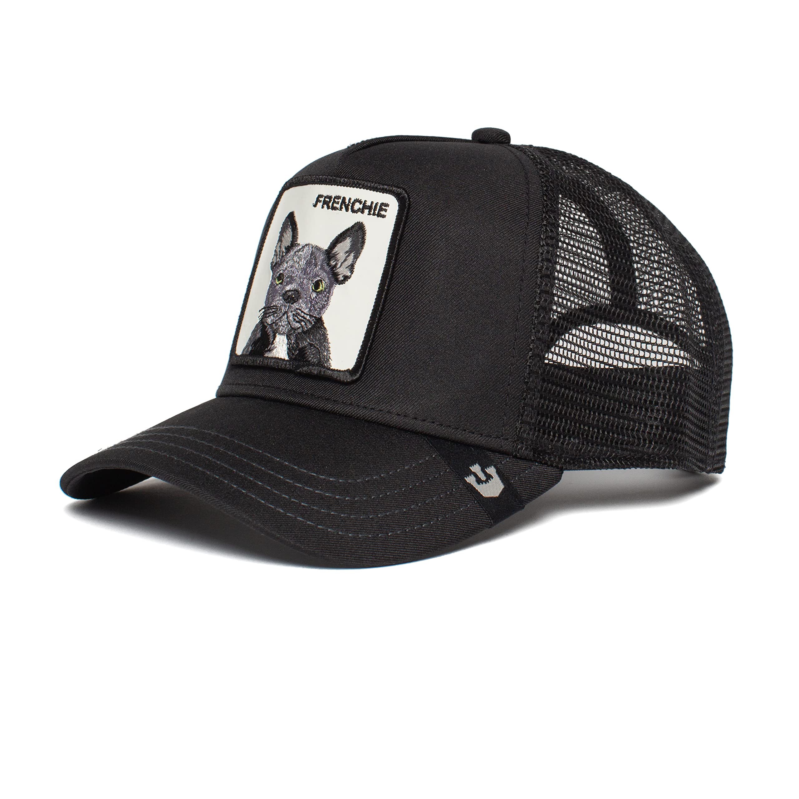 Goorin Bros. The Farm Unisex Original Adjustable Snapback Trucker Hat, Black (The Frenchie), One Size - Caps Fitted Caps Fitted Goorin Bros.