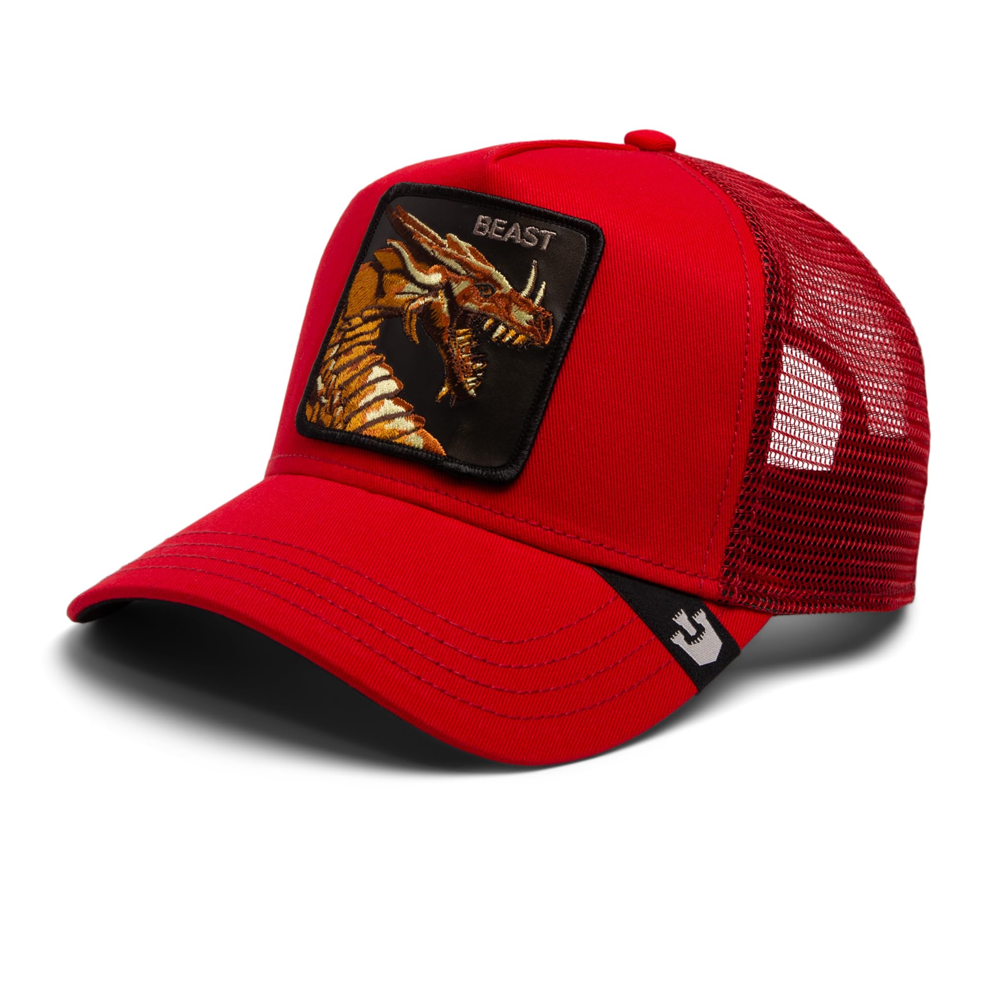 Goorin Bros. The Farm Unisex Original Adjustable Snapback Trucker Hat, Red (The Dragon Beast), One Size - Caps Fitted Caps Fitted Goorin Bros.