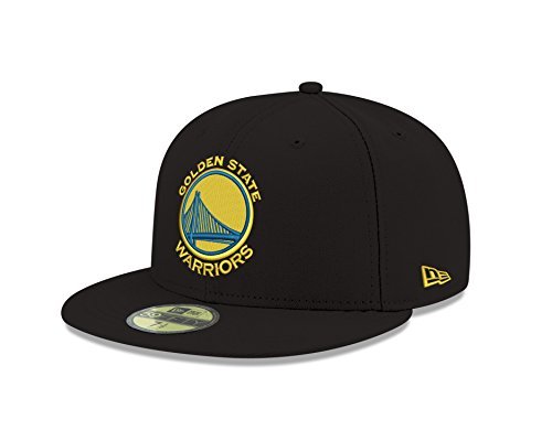 NBA Golden State Warriors Men's Official 59FIFTY Fitted Cap, 7.375, Black - Caps Fitted Caps Fitted New Era