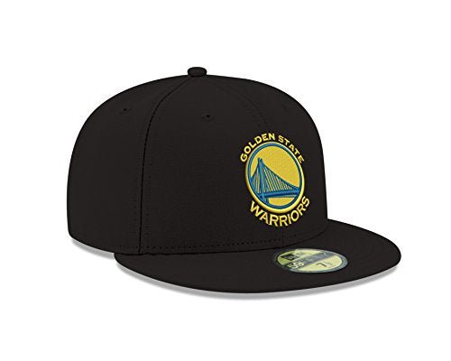 NBA Golden State Warriors Men's Official 59FIFTY Fitted Cap, 7.375, Black - Caps Fitted Caps Fitted New Era