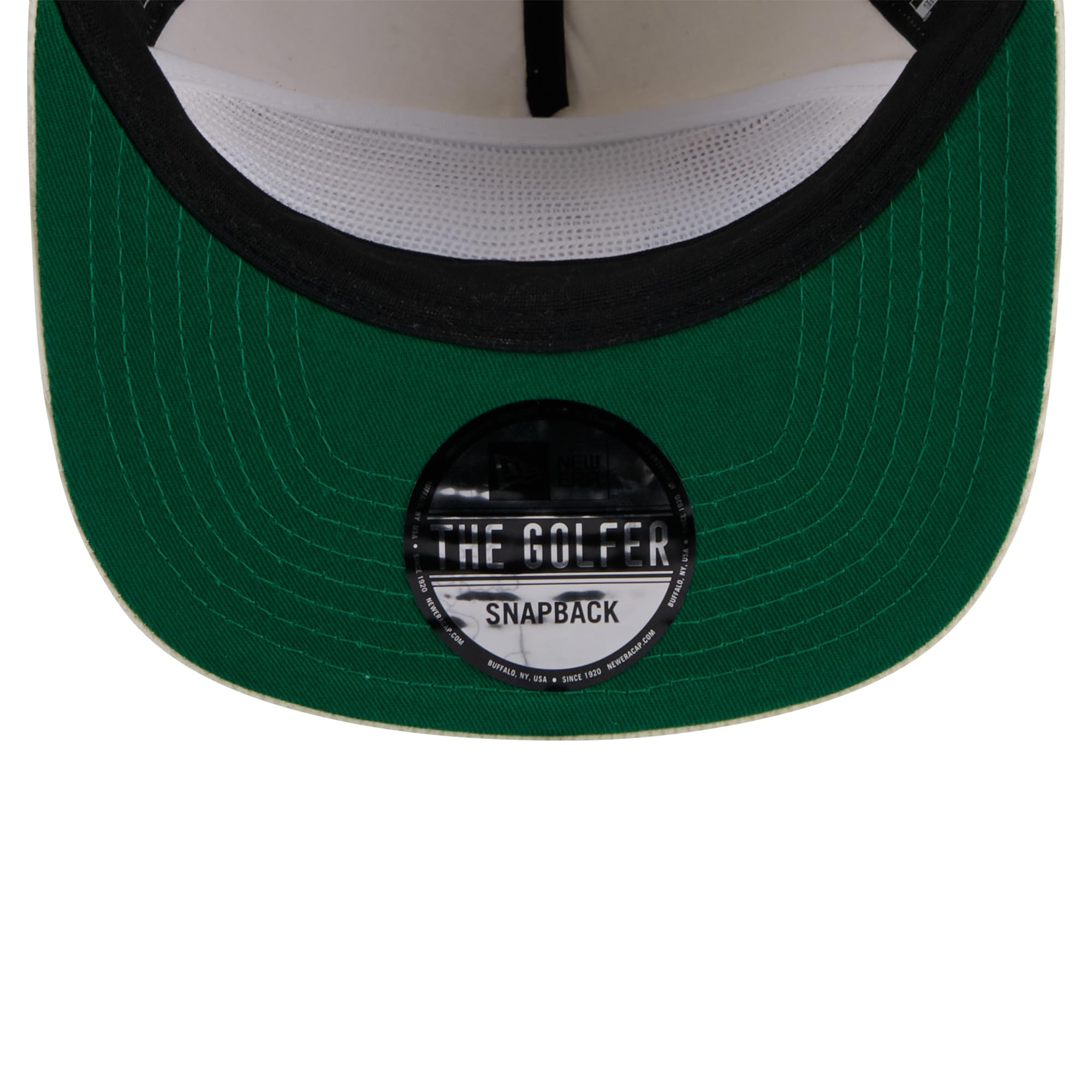 New Era Men's Cream Miami Dolphins Throwback Corduroy Golfer Snapback Hat - Caps Fitted Caps Fitted New Era