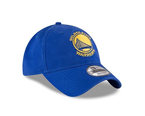 NEW ERA NBA Golden State Warriors Core Classic 9Twenty Adjustable Cap, Royal, One Size - Caps Fitted Caps Fitted New Era