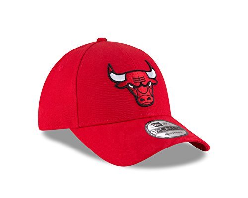 New mens Era NBA Chicago Bulls The League 9Forty Adjustable Cap, Red, One Size - Caps Fitted Caps Fitted New Era
