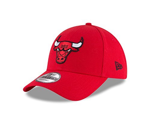 New mens Era NBA Chicago Bulls The League 9Forty Adjustable Cap, Red, One Size - Caps Fitted Caps Fitted New Era