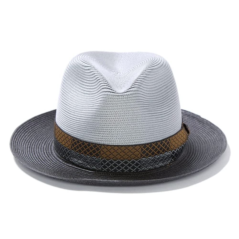 Stetson Men's Standard Fedoras, Black/Grey, 7.75 - Caps Fitted